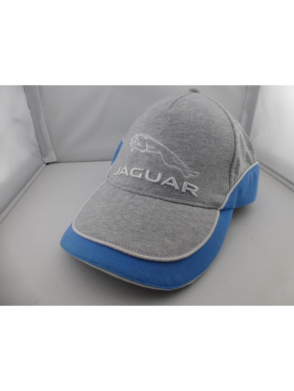 Jaguar Racing Cap Hat Grey Blue One Size Adjustable Officially Licensed C15